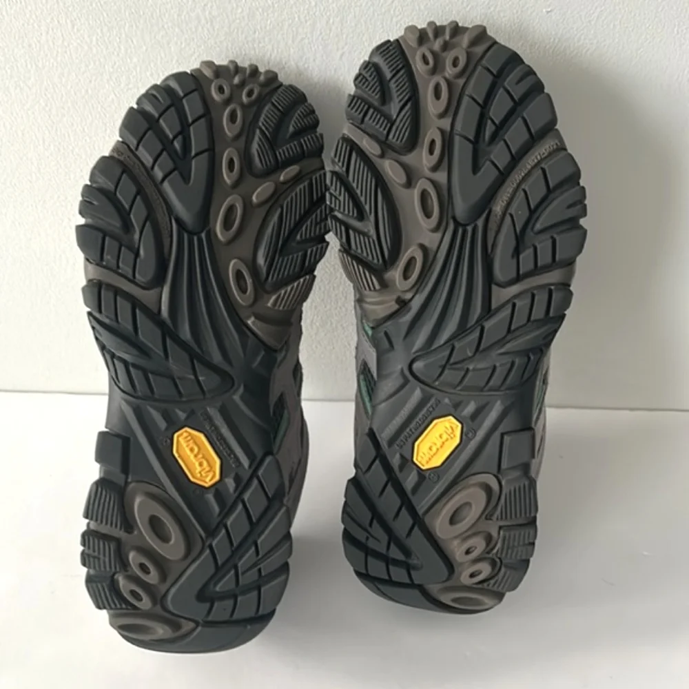 Merrell Moab Waterproof Hiking Shoe Drizzlemint Hiker size 7 - Picture 10 of 11